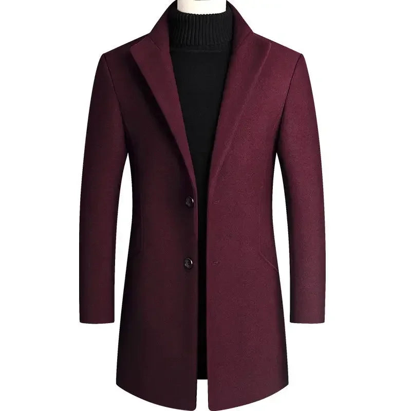 Vanmeeren™ | Kasjmier-wollen heren trenchcoat