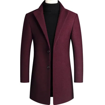 Vanmeeren™ | Kasjmier-wollen heren trenchcoat