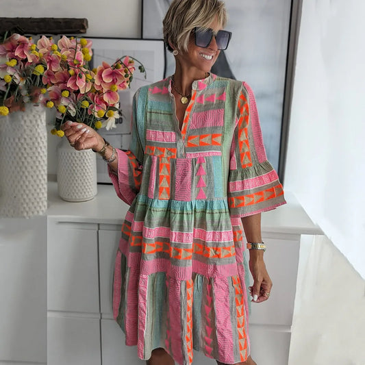 Vanmeeren™ | Juliane – Boho Swingjurk