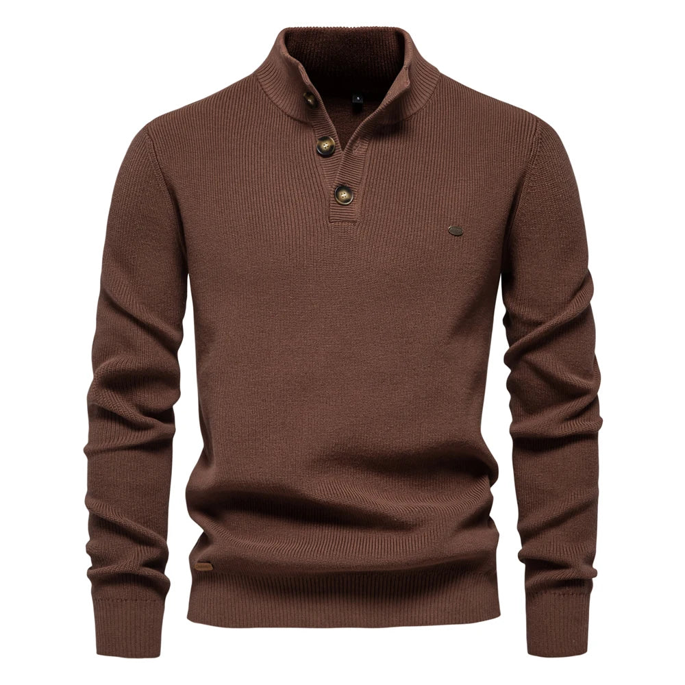 Vanmeeren™ | Herentrui Met Knoopdesign