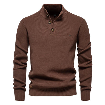 Vanmeeren™ | Herentrui Met Knoopdesign