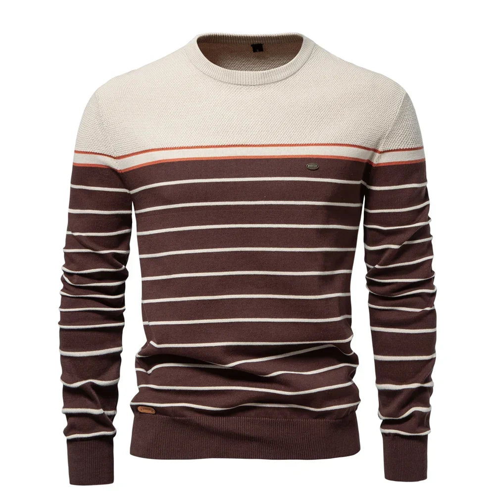 Vanmeeren™ | Herentrui Met Streepdesign