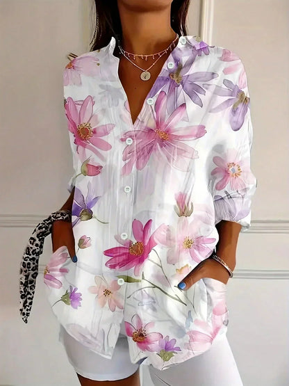 Laluna® | Blouse met kleurrijke print