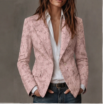 Vanmeeren™  | Blazer Jacquard Kasjmier Aansluitend
