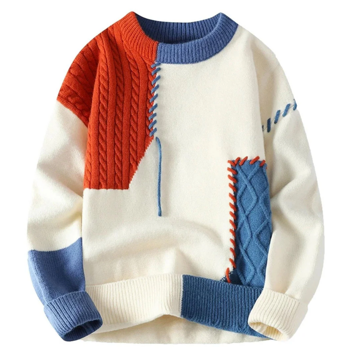 NOËLLE™ | Trui met Patchwork