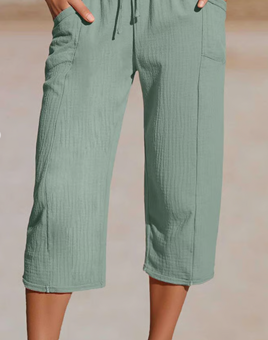 Olivia™ | Cotton Cropped Comfort Trousers