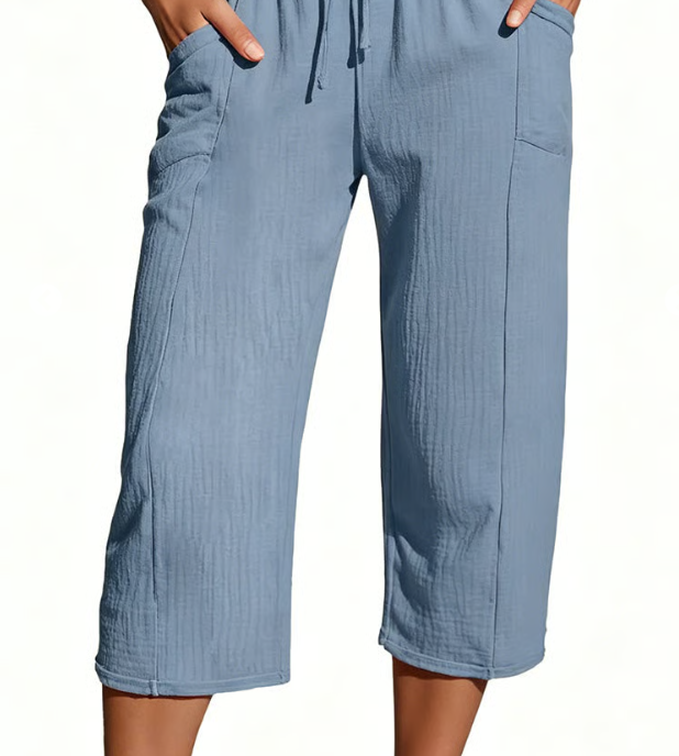 Olivia™ | Cotton Cropped Comfort Trousers