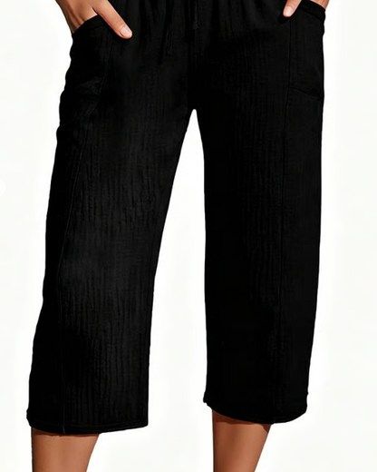 Olivia™ | Cotton Cropped Comfort Trousers
