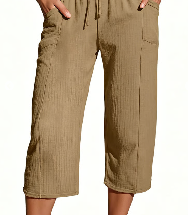 Olivia™ | Cotton Cropped Comfort Trousers