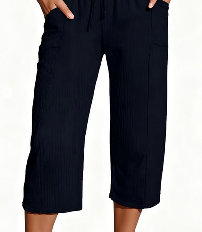 Olivia™ | Cotton Cropped Comfort Trousers