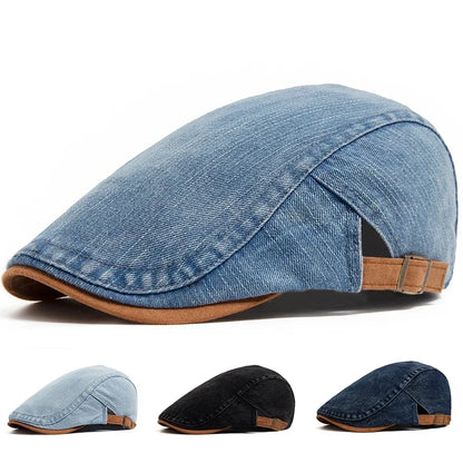 Vanmeeren™ | Premium Denim Flat Cap