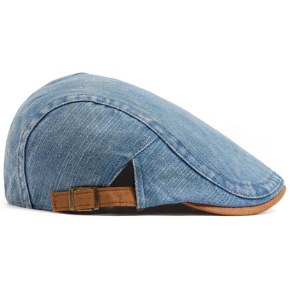Vanmeeren™ | Premium Denim Flat Cap