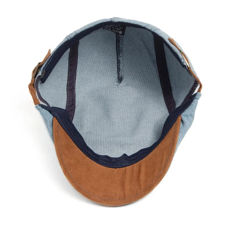 Vanmeeren™ | Premium Denim Flat Cap