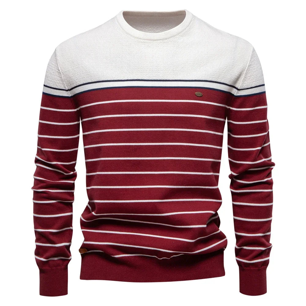 Vanmeeren™ | Herentrui Met Streepdesign