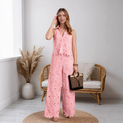Eline™ | Elegant Two-Piece Lace Set