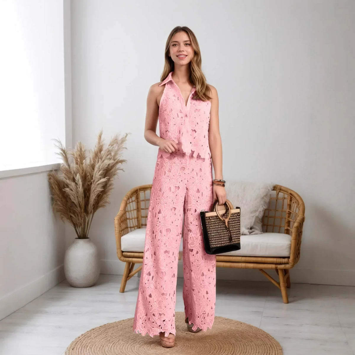 Eline™ | Elegant Two-Piece Lace Set