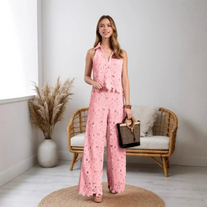 Eline™ | Elegant Two-Piece Lace Set
