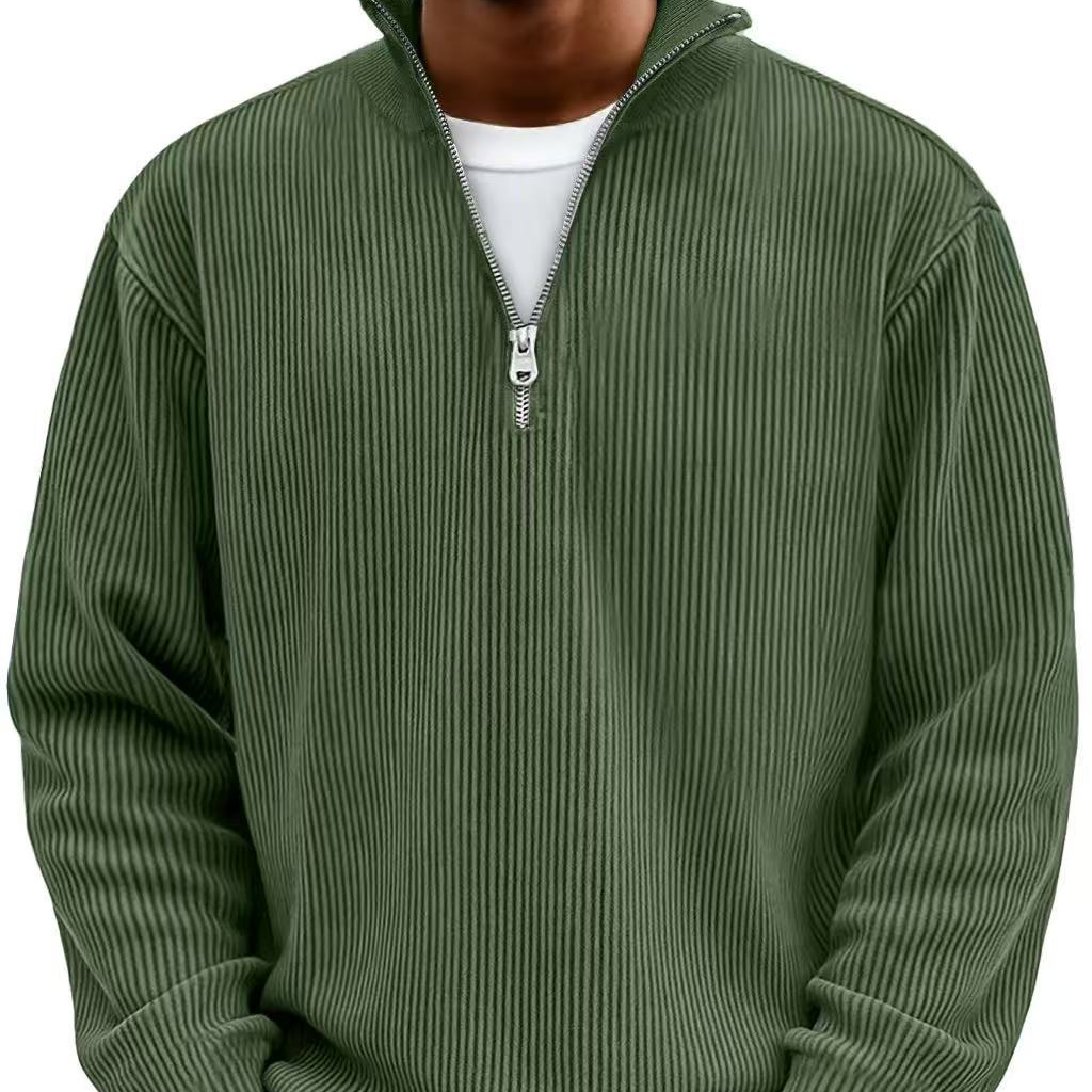 Vanmeeren™ | half zip trui met lange mouw