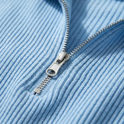 Vanmeeren™ | half zip trui met lange mouw