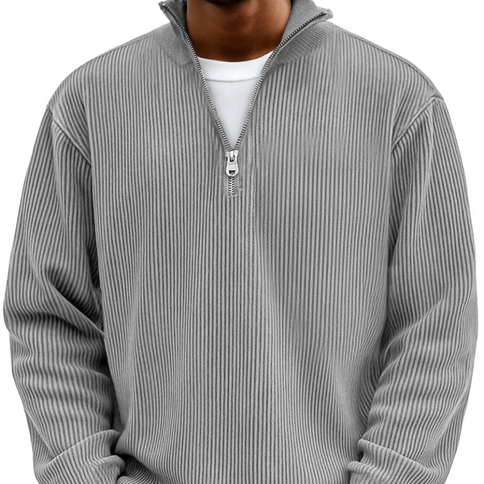 Vanmeeren™ | half zip trui met lange mouw