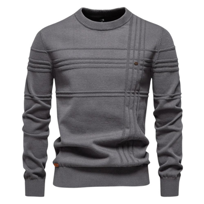 Vanmeeren™ | Katoenen Herentrui Met Streepdesign