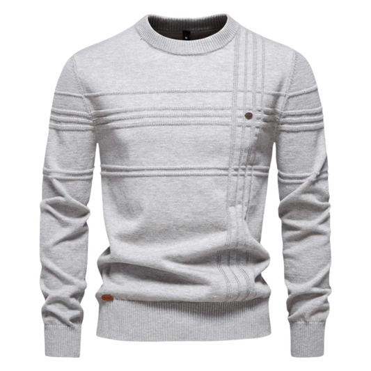 Vanmeeren™ | Katoenen Herentrui Met Streepdesign