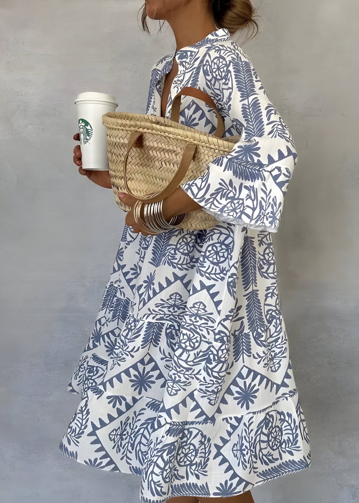 Idalina™ | Trendy Print Jurk