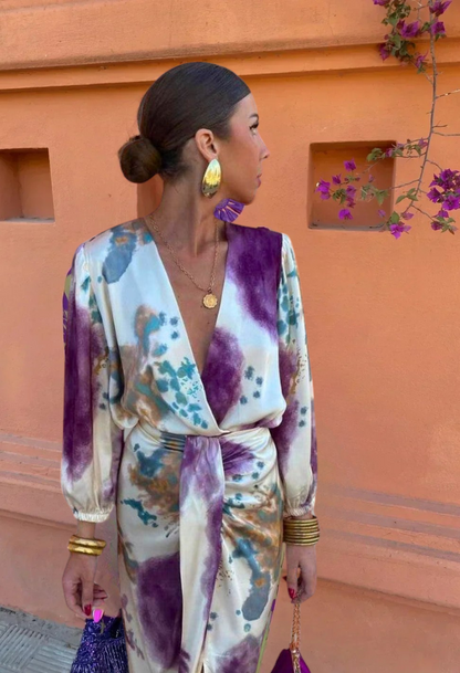 Laluna® | Elegante V-hals jurk