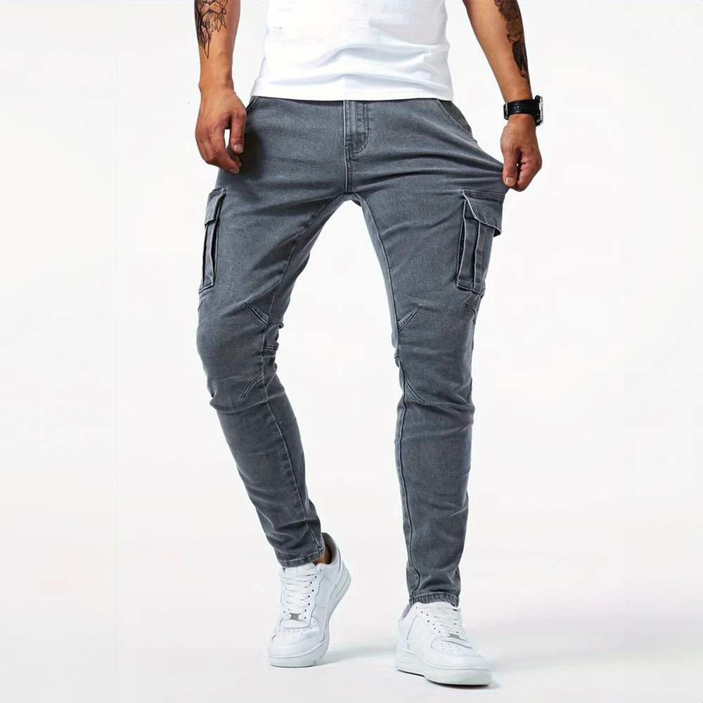 Vanmeeren™ | Stretchy Cargo Jeans