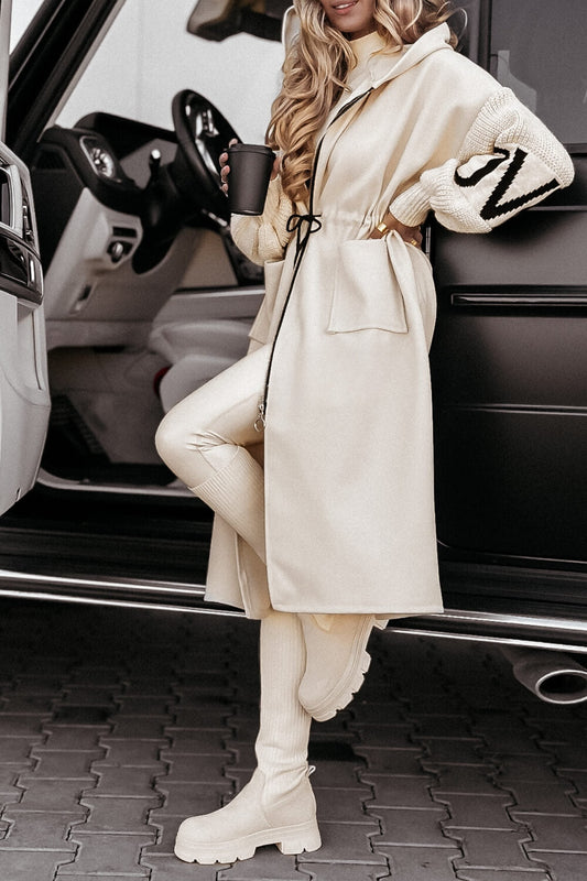 NOËLLE™ | Luxury Long Hooded Coat