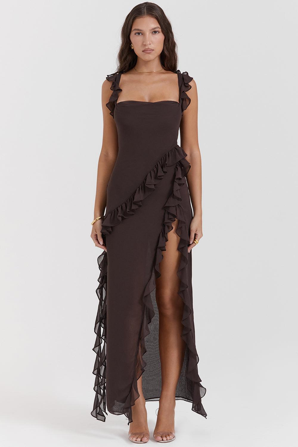 Laluna® | Maxi jurk Met Ruches