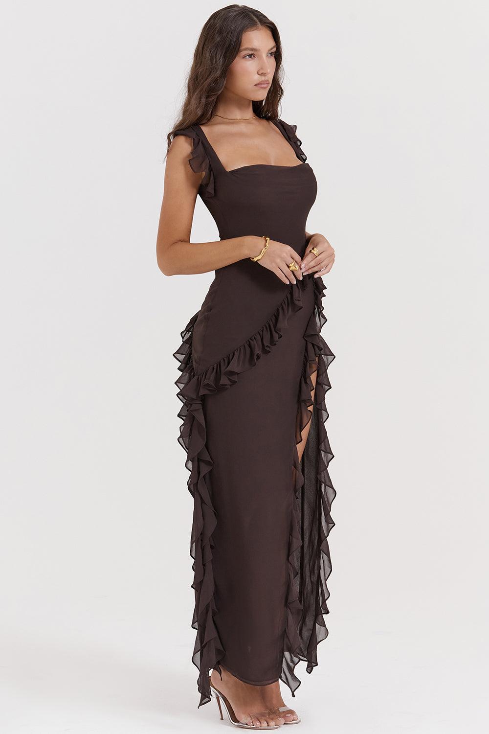 Laluna® | Maxi jurk Met Ruches