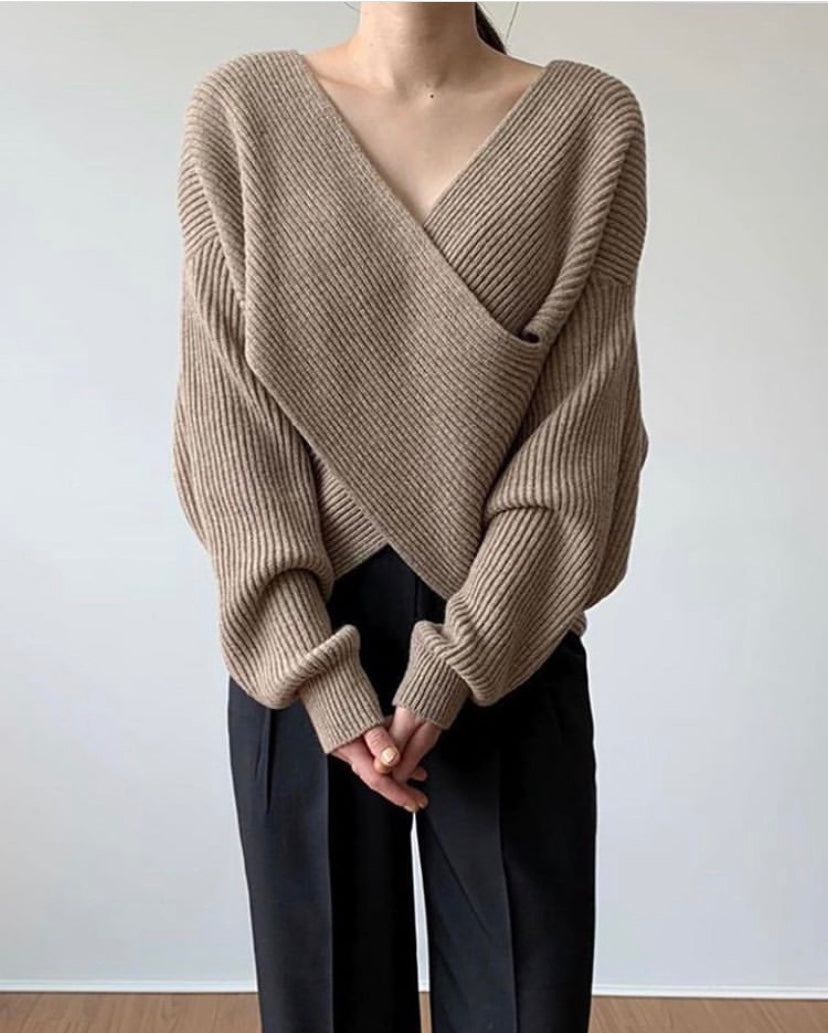 Vanmeeren™ | Elegante kruisgebreide trui