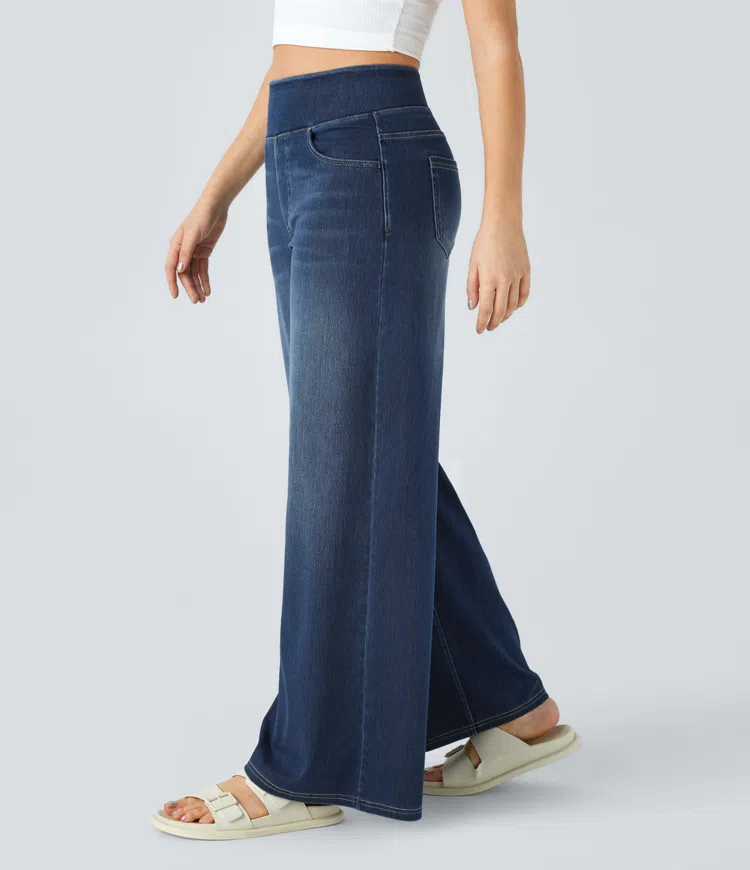 Laluna® | Comfortabele jeans met hoge taille