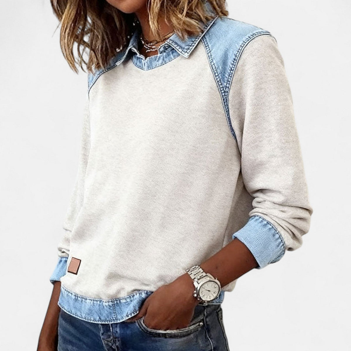 Laluna® | Trendy Lange Mouwen Damestrui