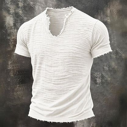 Vanmeeren™ | Vintage T-shirt Met V-hals