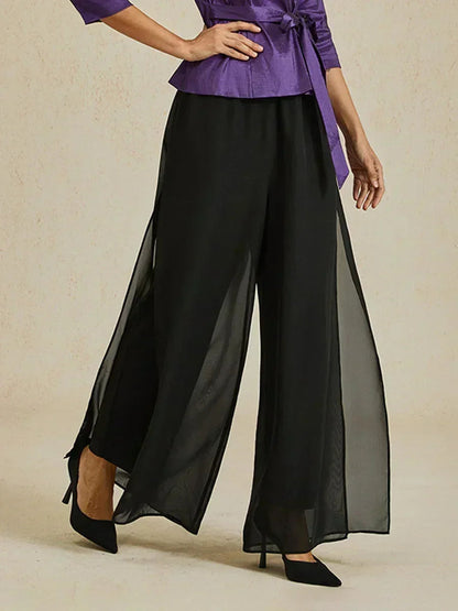 Delphine™ — Elegant airy wide-leg trousers