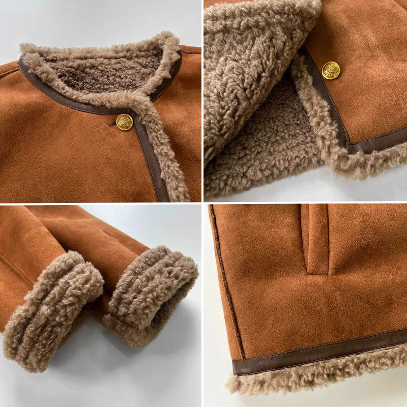 NOËLLE™ | Sheepskin Spring Jacket