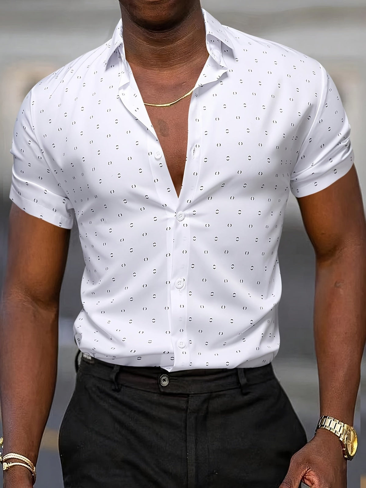 Vanmeeren™ | Zomeroverhemd met patroon