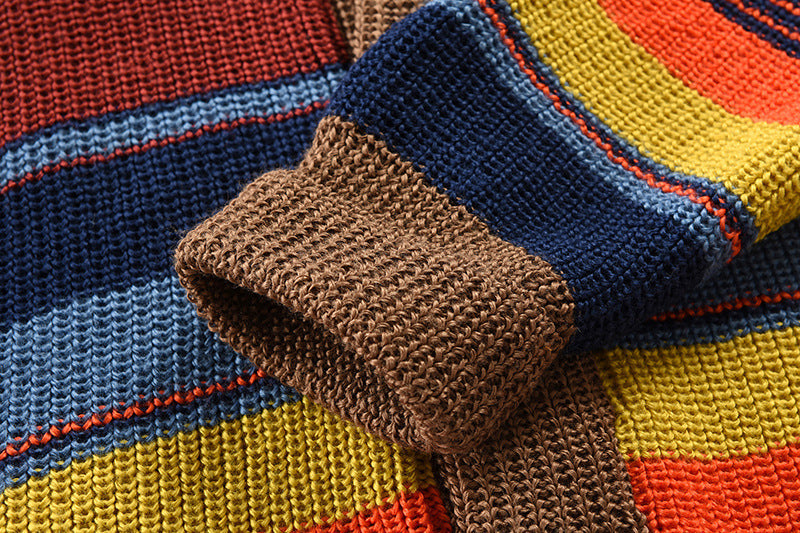 Vanmeeren™ | Gebreide Gekleurde Sweater