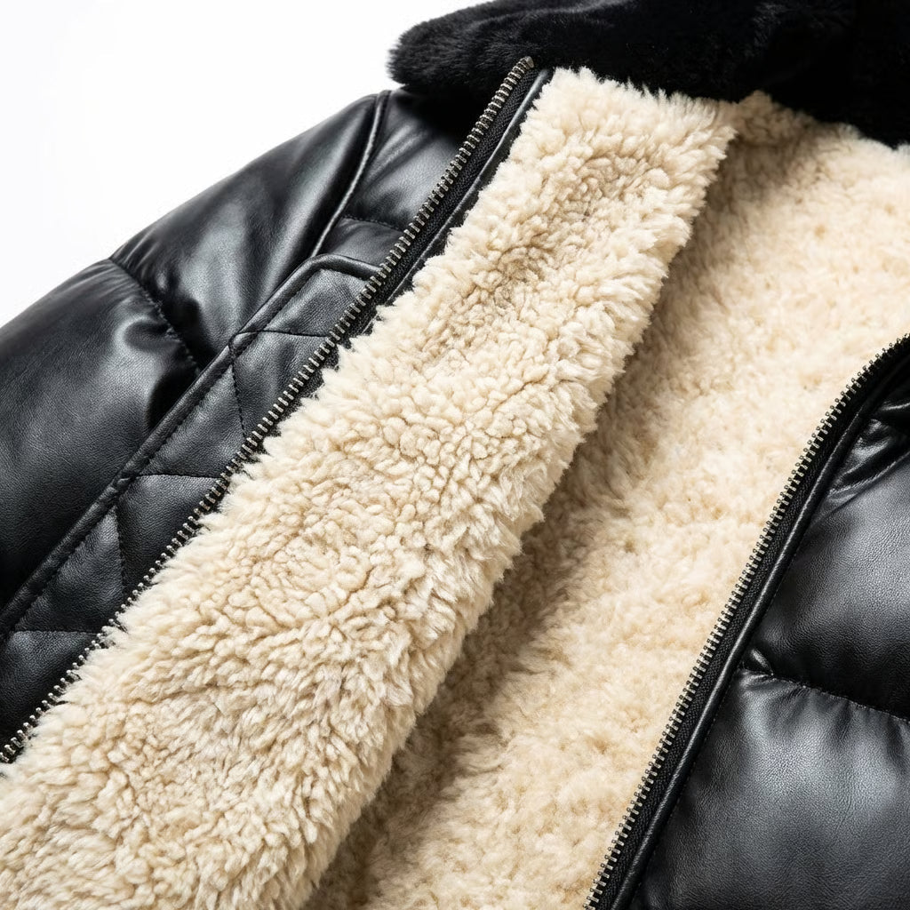 Vanmeeren™ | Warme gewatteerde jas met vintage uitstraling