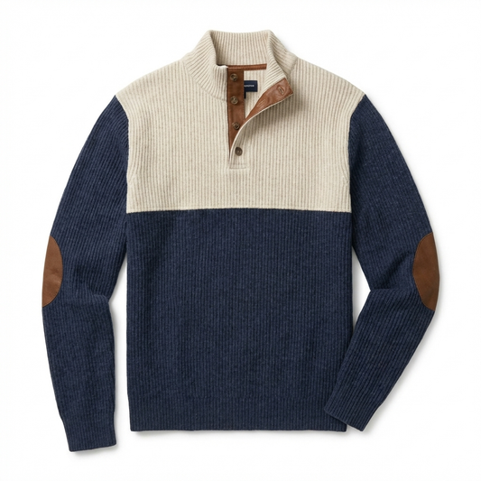 Vanmeeren™ | Hoge Kraag Corduroy Retro Pullover