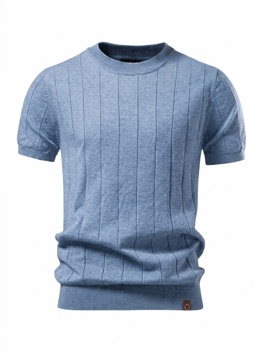 Vanmeeren™ | Luxe Geribde T-Shirt
