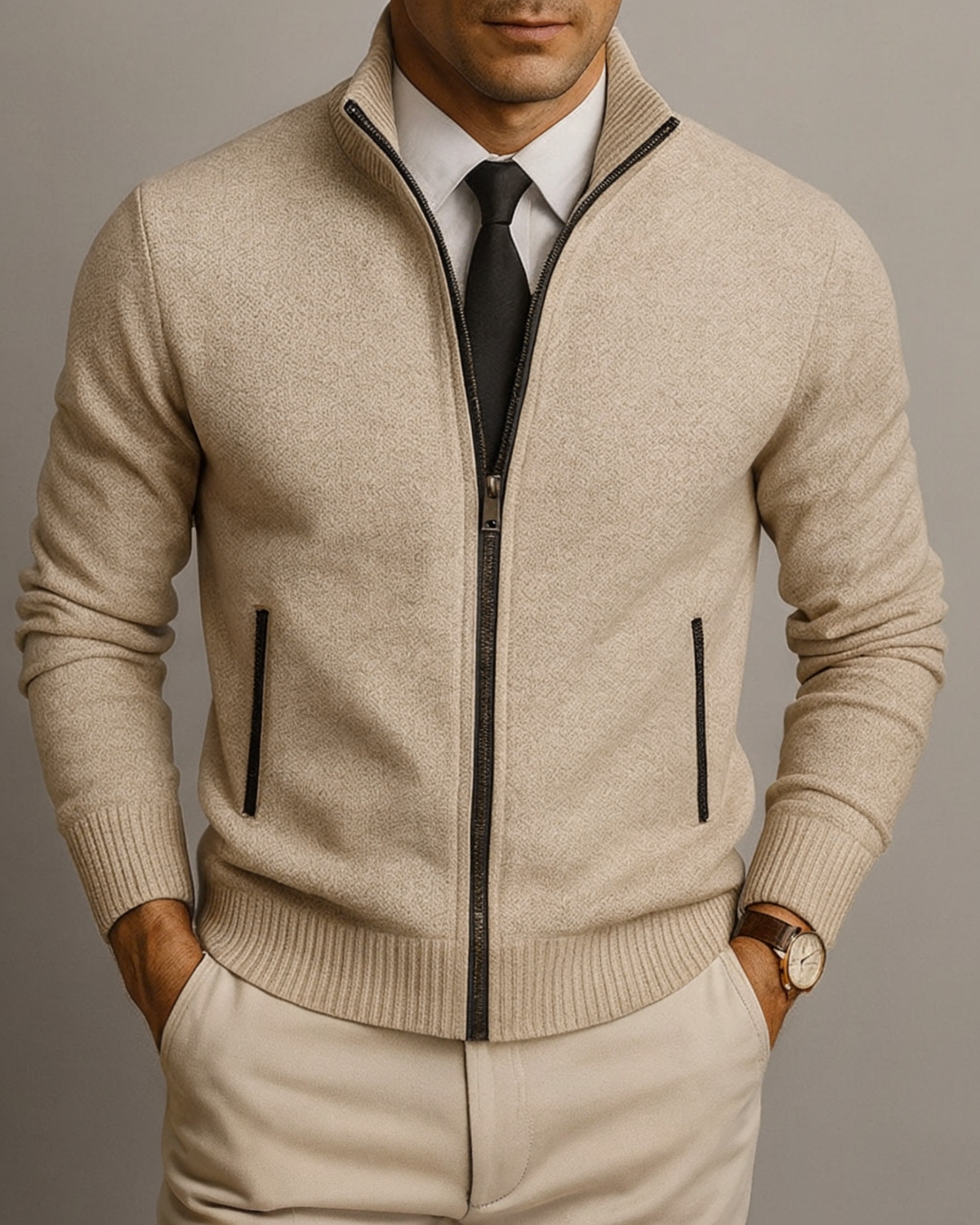 Vanmeeren™ | Merino Wollen Cardigan