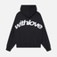 Zwart met witte letters