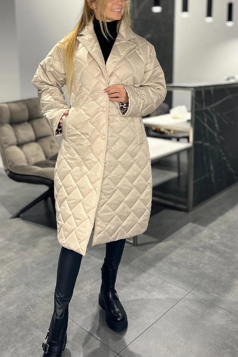 Noor™ | Reversible Leopard Print Puffer Jacket