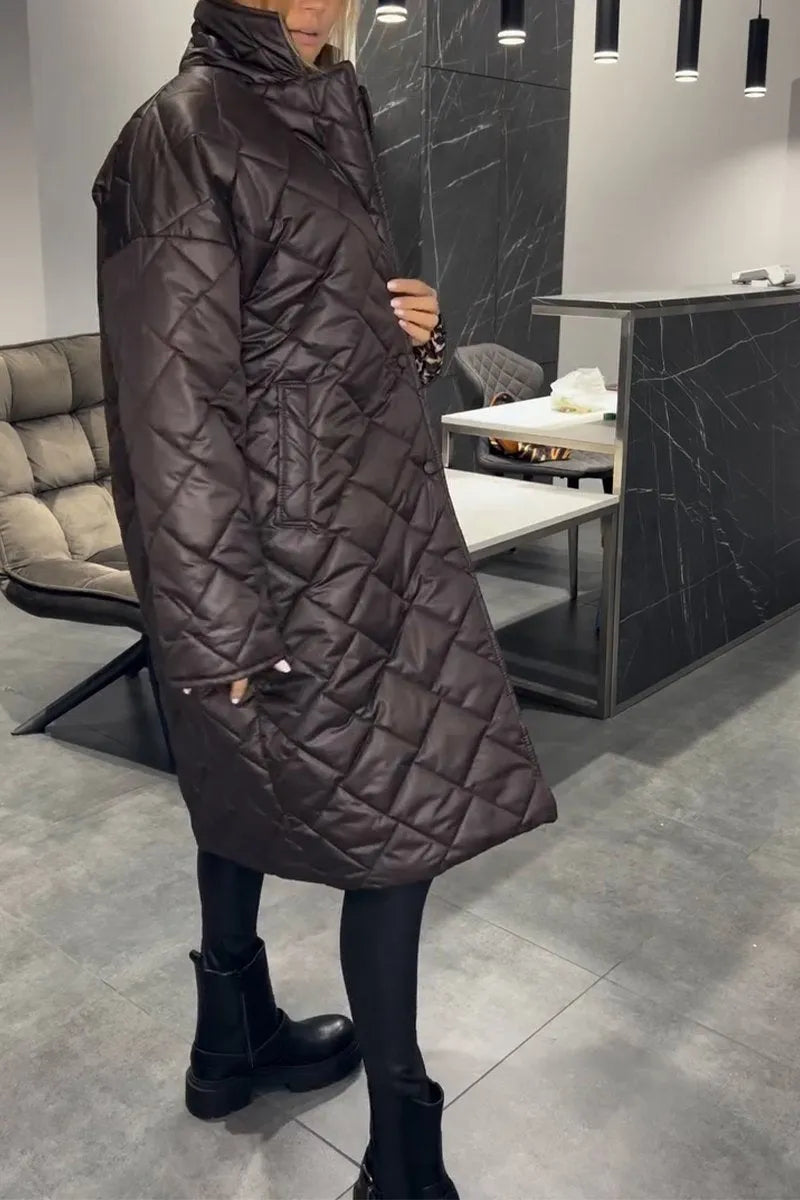 Noor™ | Reversible Leopard Print Puffer Jacket