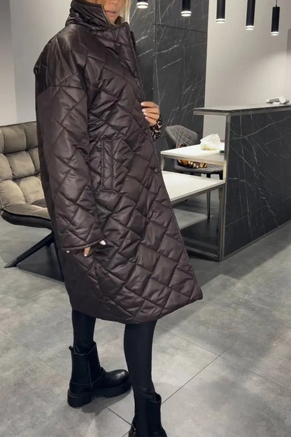 Noor™ | Reversible Leopard Print Puffer Jacket