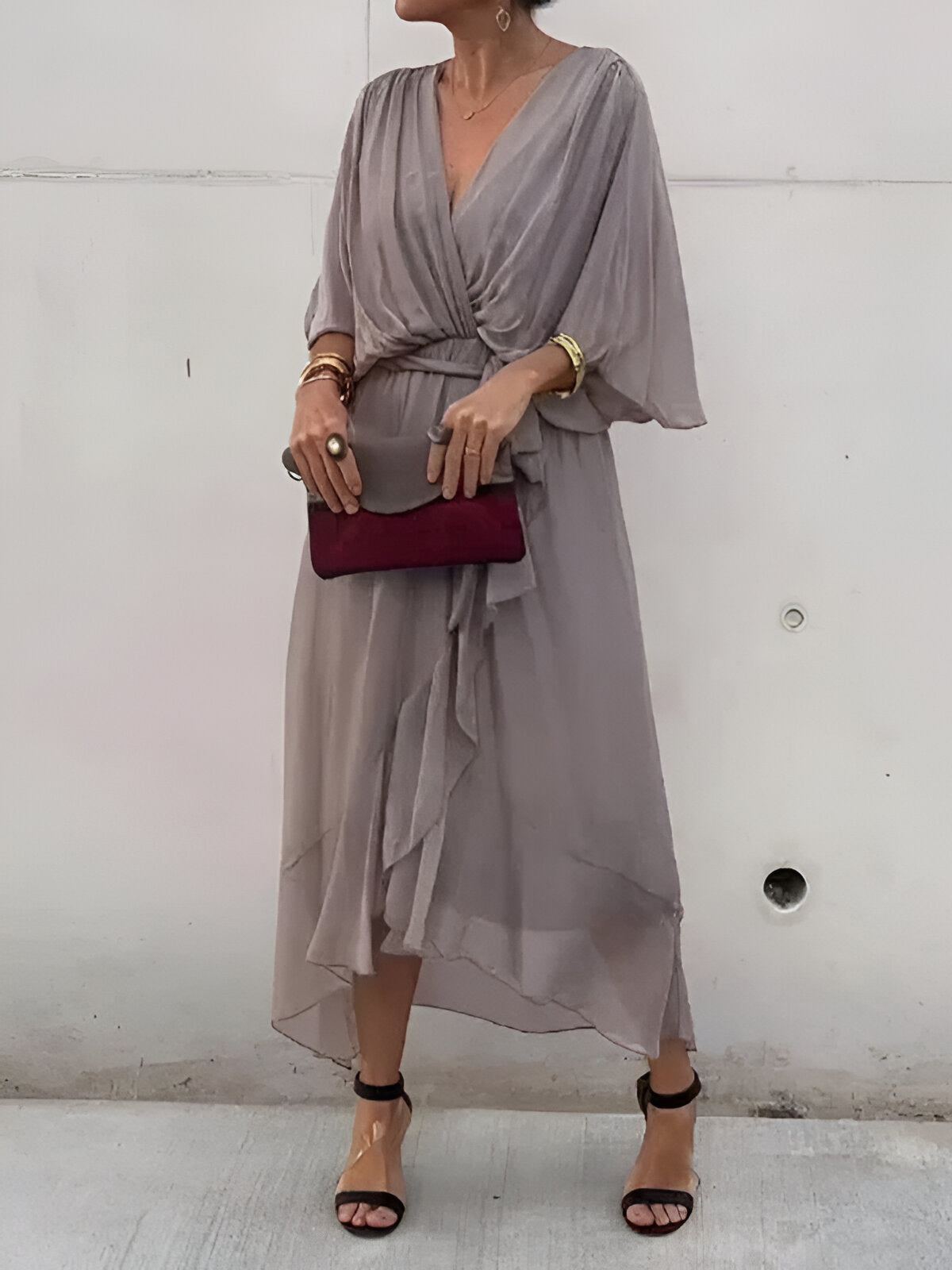 Juliette™ | Flowing V-Neck Dress