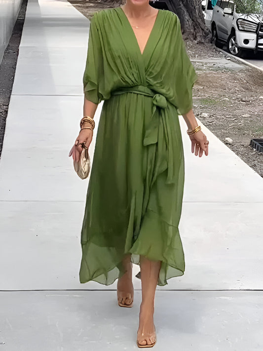 Juliette™ | Flowing V-Neck Dress